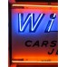 New Willy's "Cars Trucks Jeeps" Porcelain Neon Sign 72"Wx  36"H